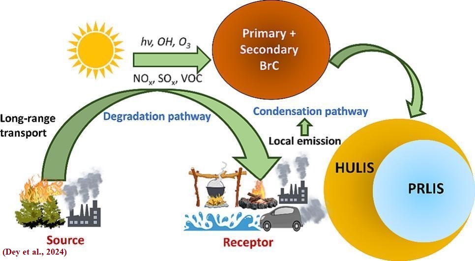 Dey et al 2024 HULIS EEM PARAFAC FT-IR H-NMR g. abs